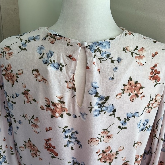 Baltic Born Galia Mini Dress in Beige Blue Green Floral NWT - Picture 14 of 16